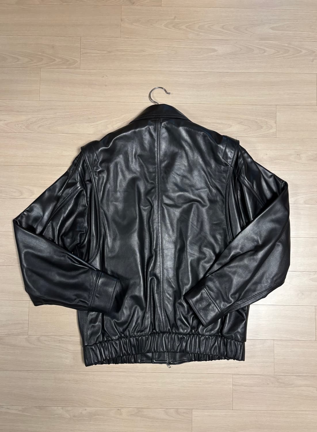 [M] 도프제이슨 오버핏 램스킨 보머 자켓 상품이미지3