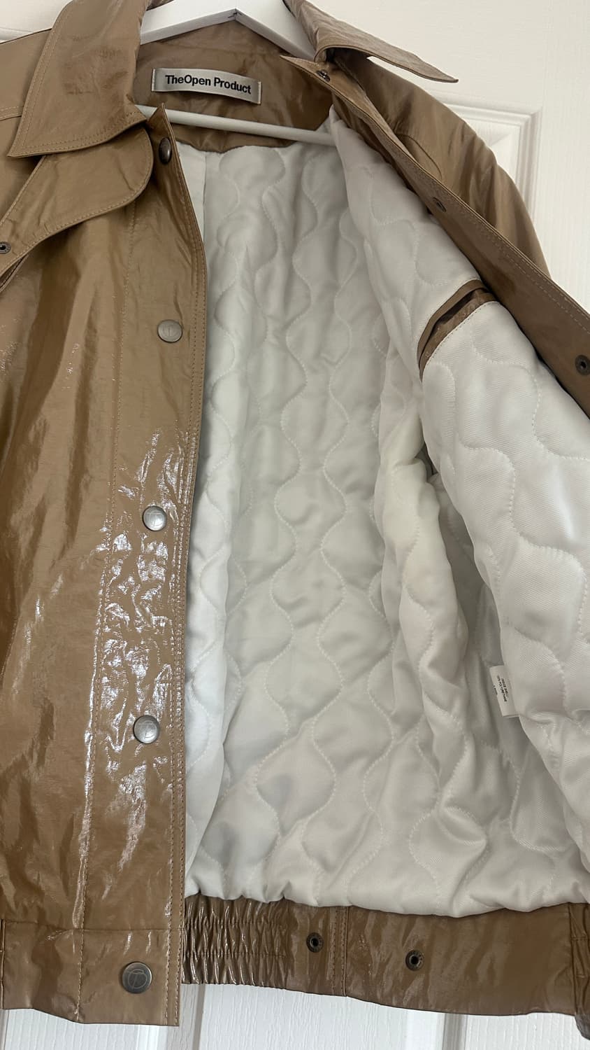 TheOpen Product 더오픈프로덕트 레더 봄버 자켓 상품이미지5