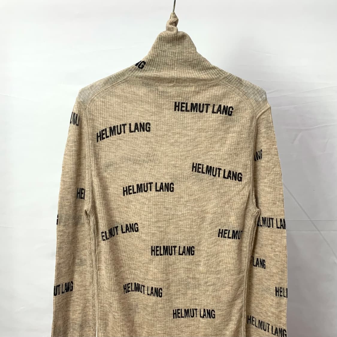 헬무트랭 로고 터틀넥 니트 탑 상품이미지5