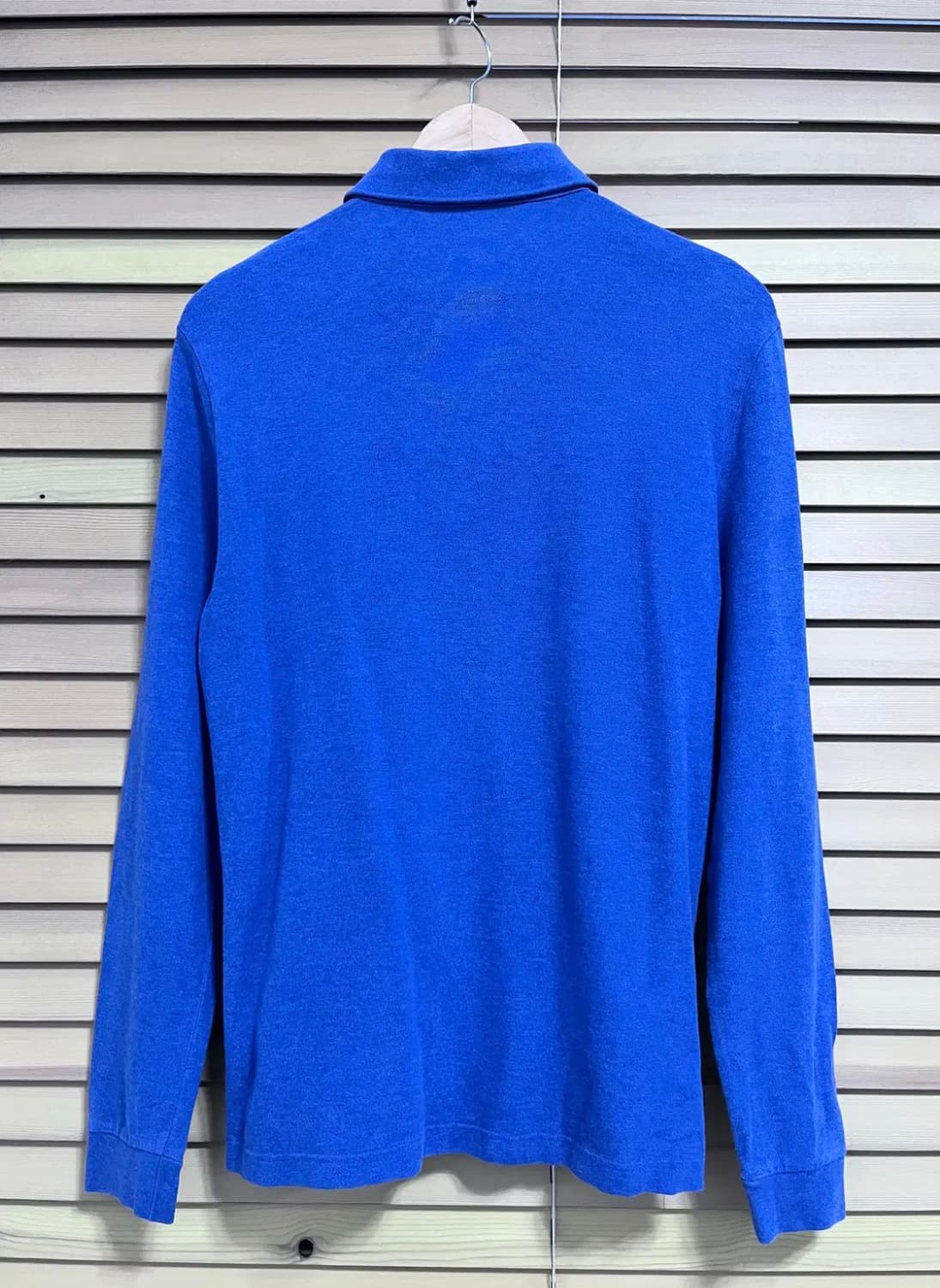 라코스테 남성 블루 긴팔PK티셔츠 상품이미지3