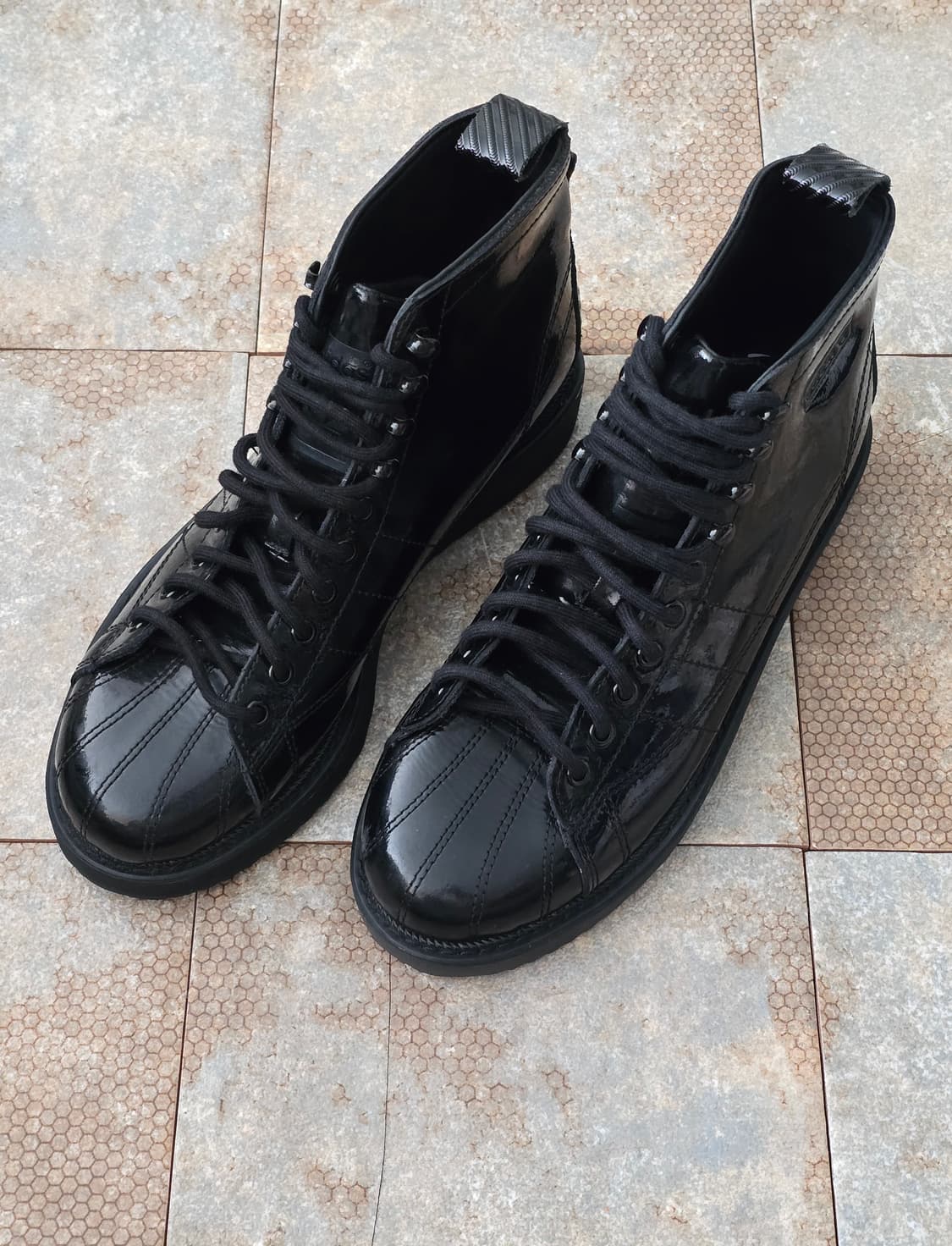 (235)아디다스 슈퍼스타 부츠 에나멜 상품이미지1