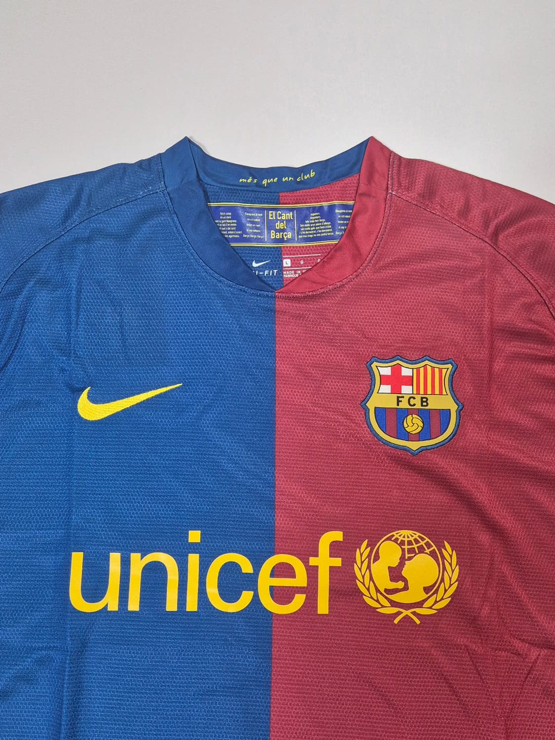 08-09시즌 바르셀로나 티에리 앙리 유니폼 L 레플리카 상품이미지3