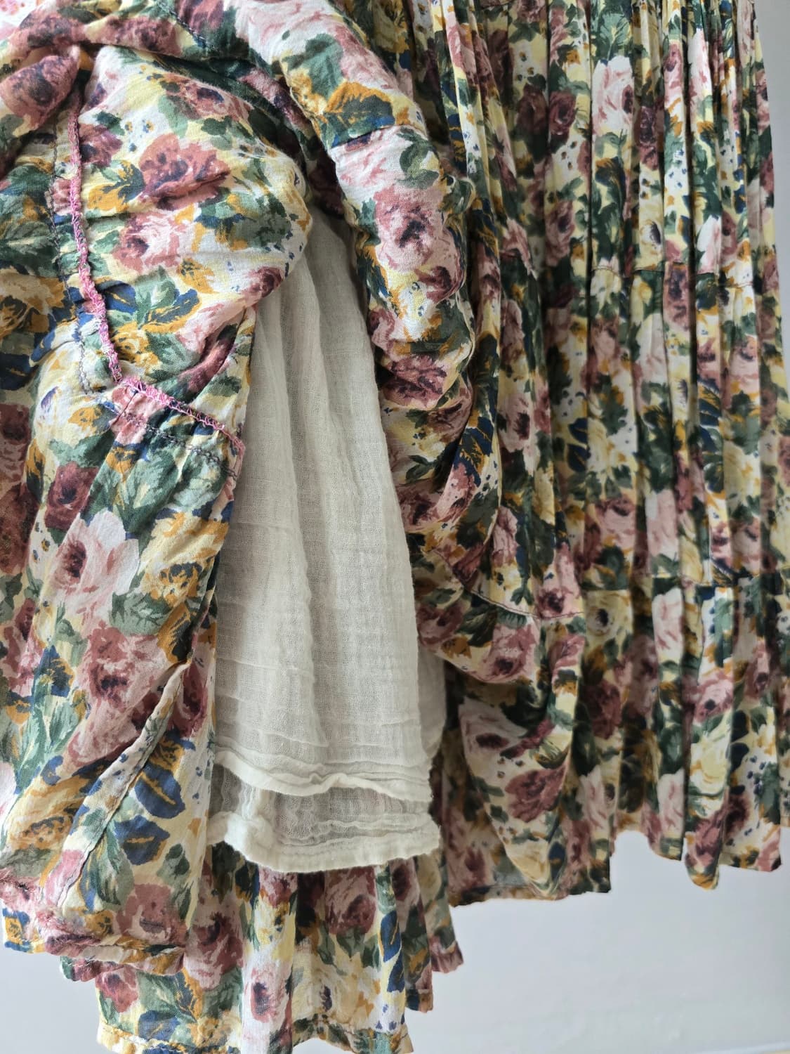 Vintage 플라워 Tiered Skirt 상품이미지5