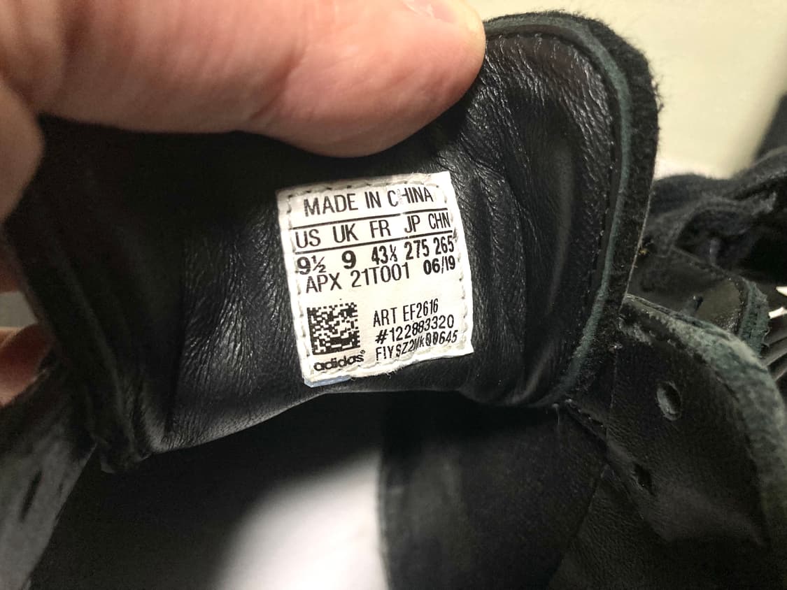 Y3 아디다스 탕구츠 풋볼 블랙 화이트 275-280 상품이미지8