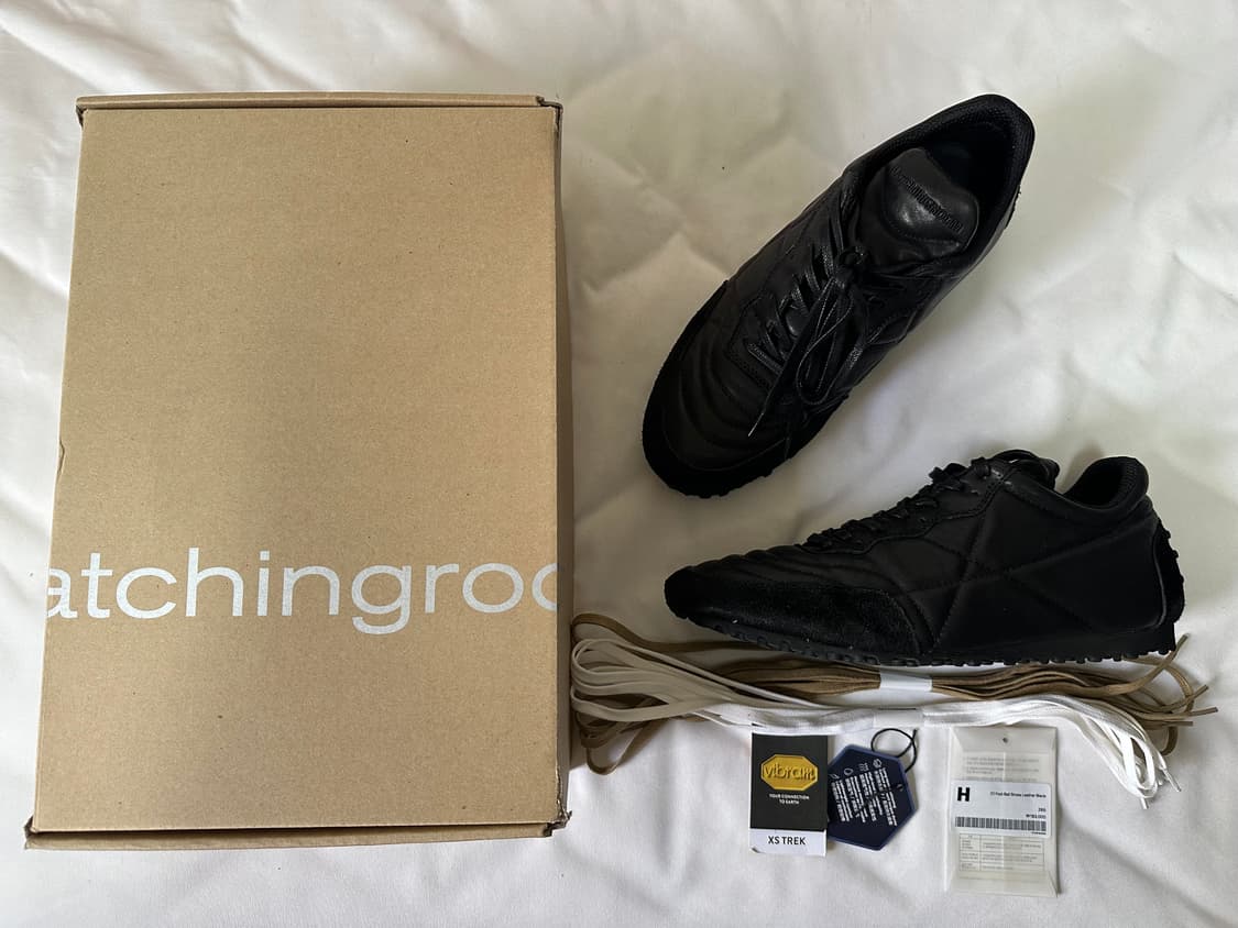 [265] 해칭룸 풋볼 슈즈 레더 블랙 상품이미지6