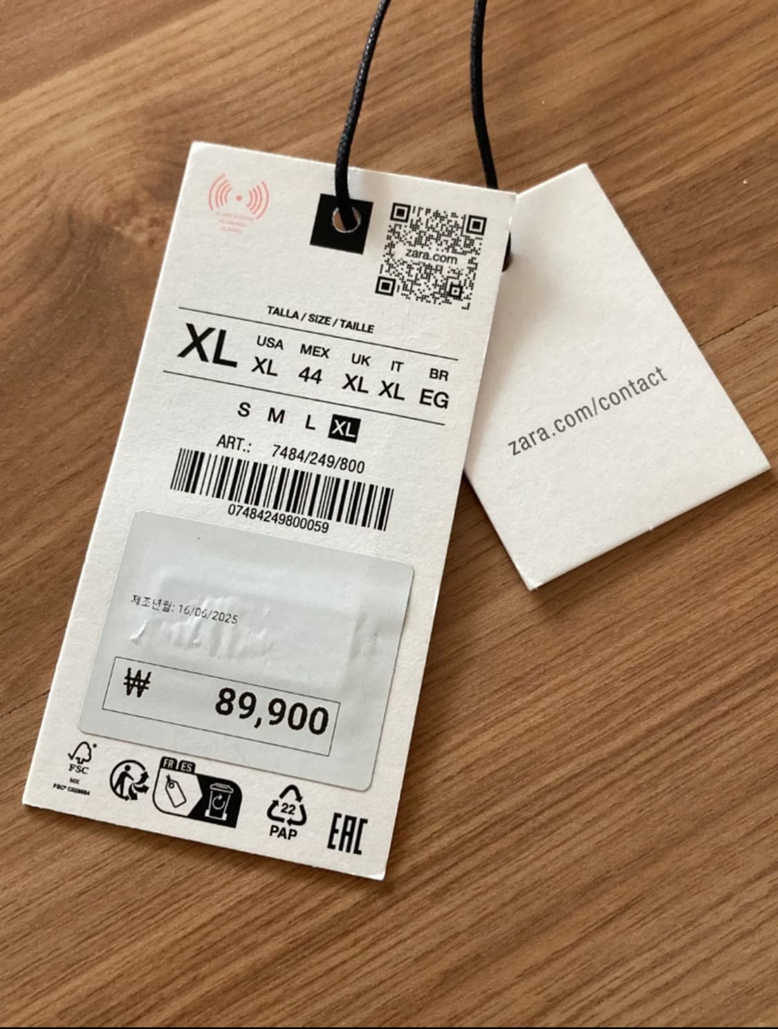 자라 린넨 카라리스 셔츠 상품이미지5