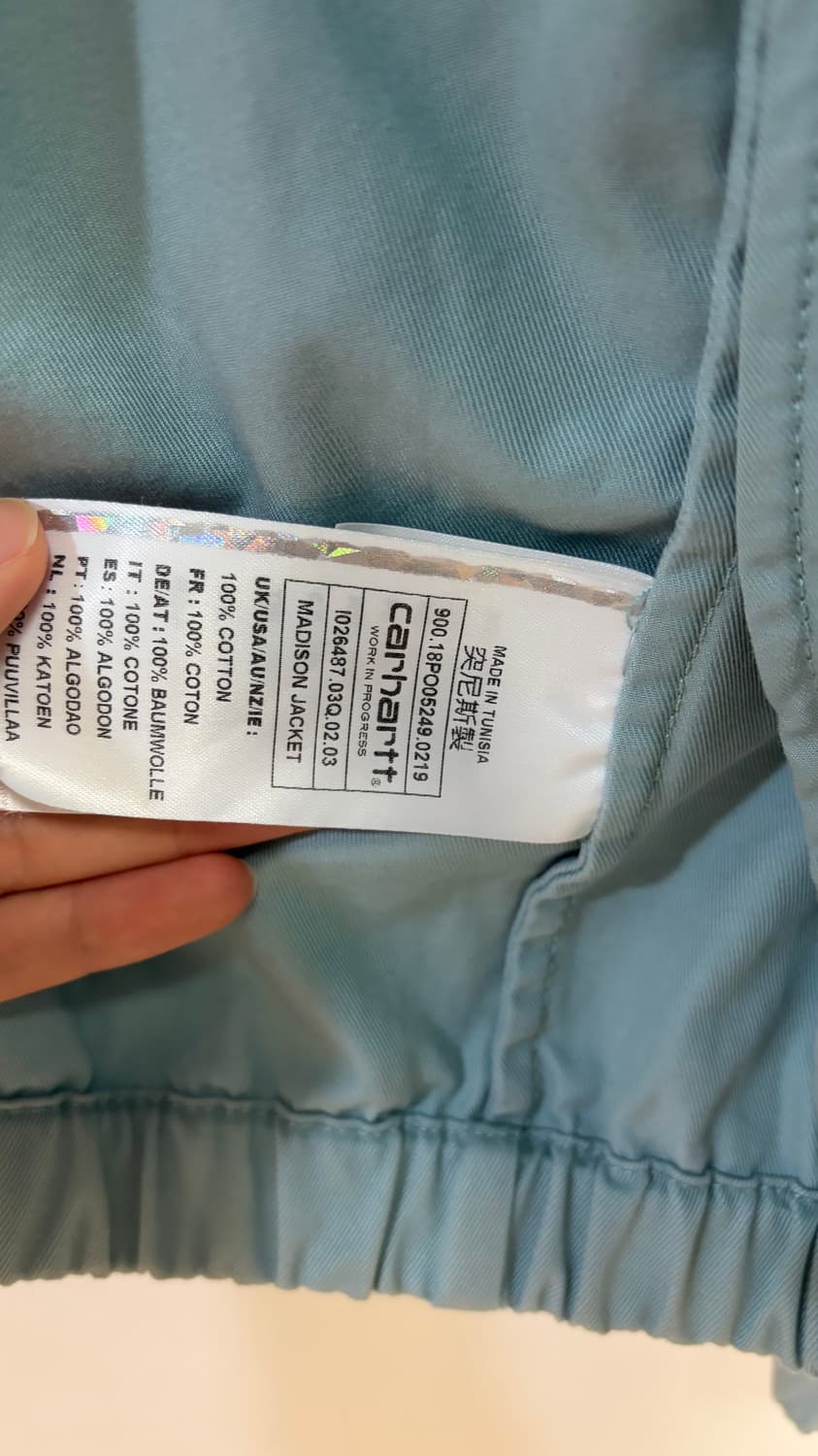 칼하트 워크자켓 블루종 상품이미지3