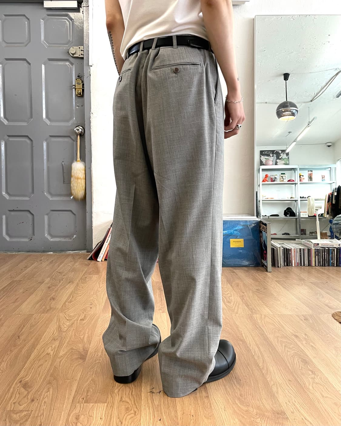 [36] ysl 이브생로랑 울 팬츠 상품이미지3