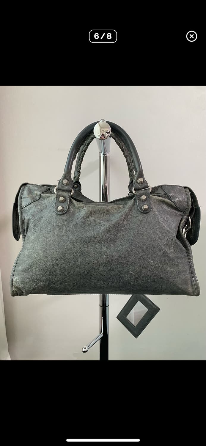 발렌시아가 모터백 진그레이 상품이미지2