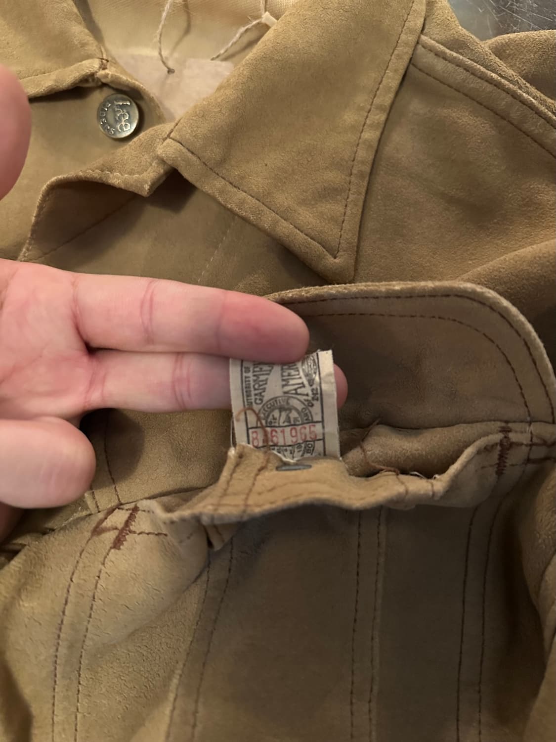 70s USA LEE 빈티지 리 몰스킨 트러커 자켓 101j 220j 상품이미지8