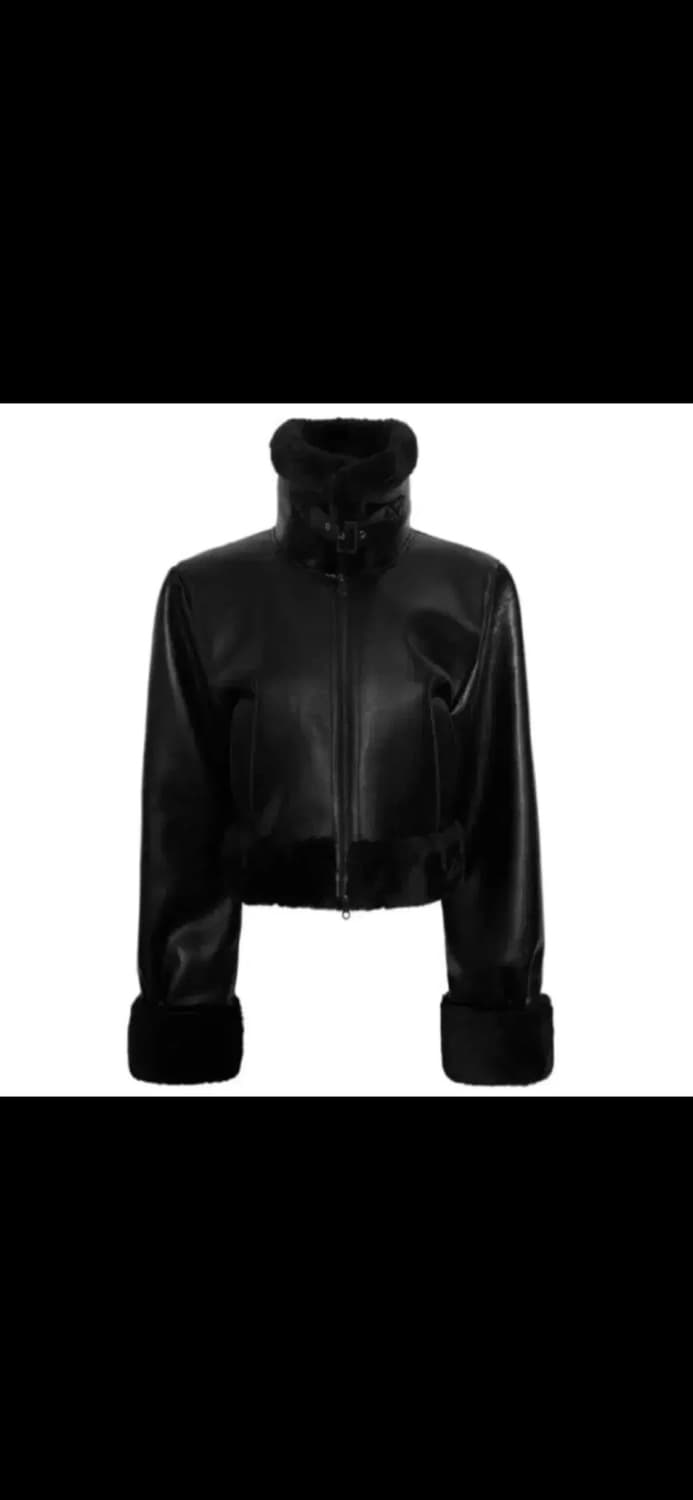 보헤미안서울 무스탕 블랙 상품이미지1