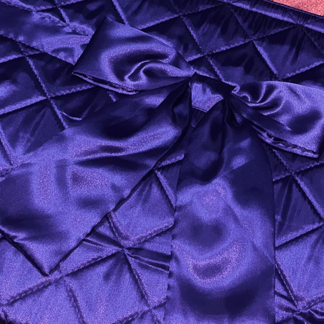 리본 퍼플 핸드백 갸루 고딕 고스 Naraya 상품이미지2