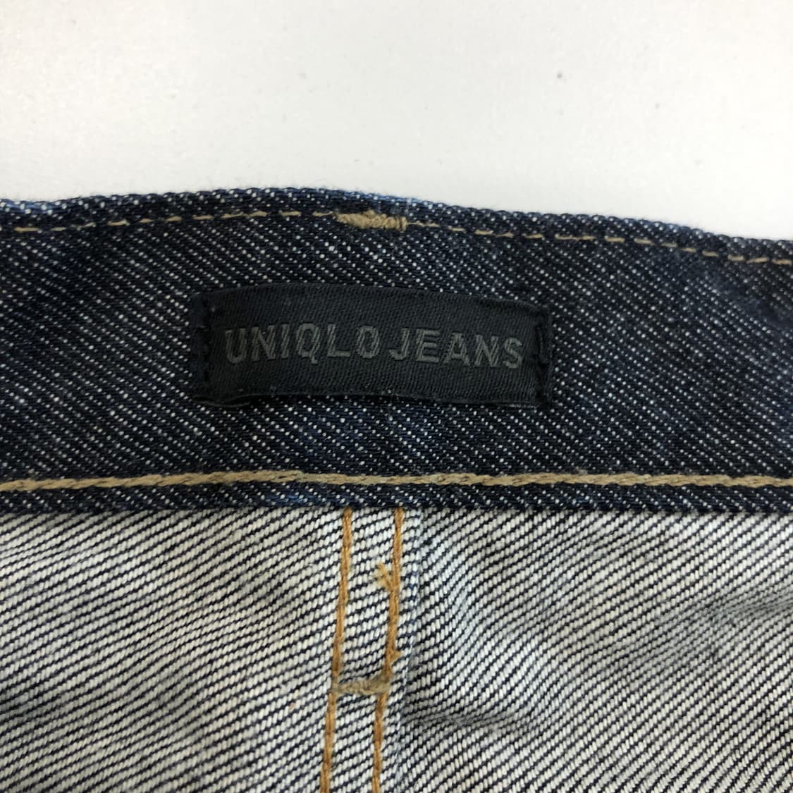 유니클로 스트레이트 생지 데님진 34 인치 상품이미지5