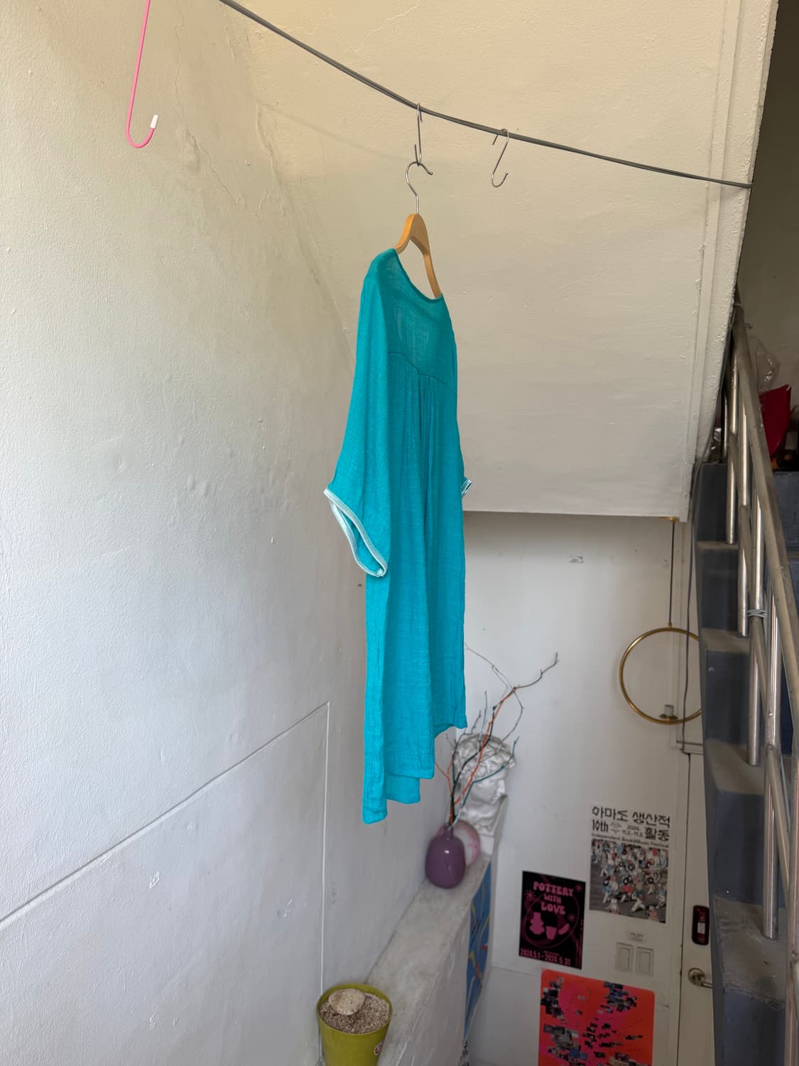 민트 에스닉 롱 거즈 슬리브 상품이미지7