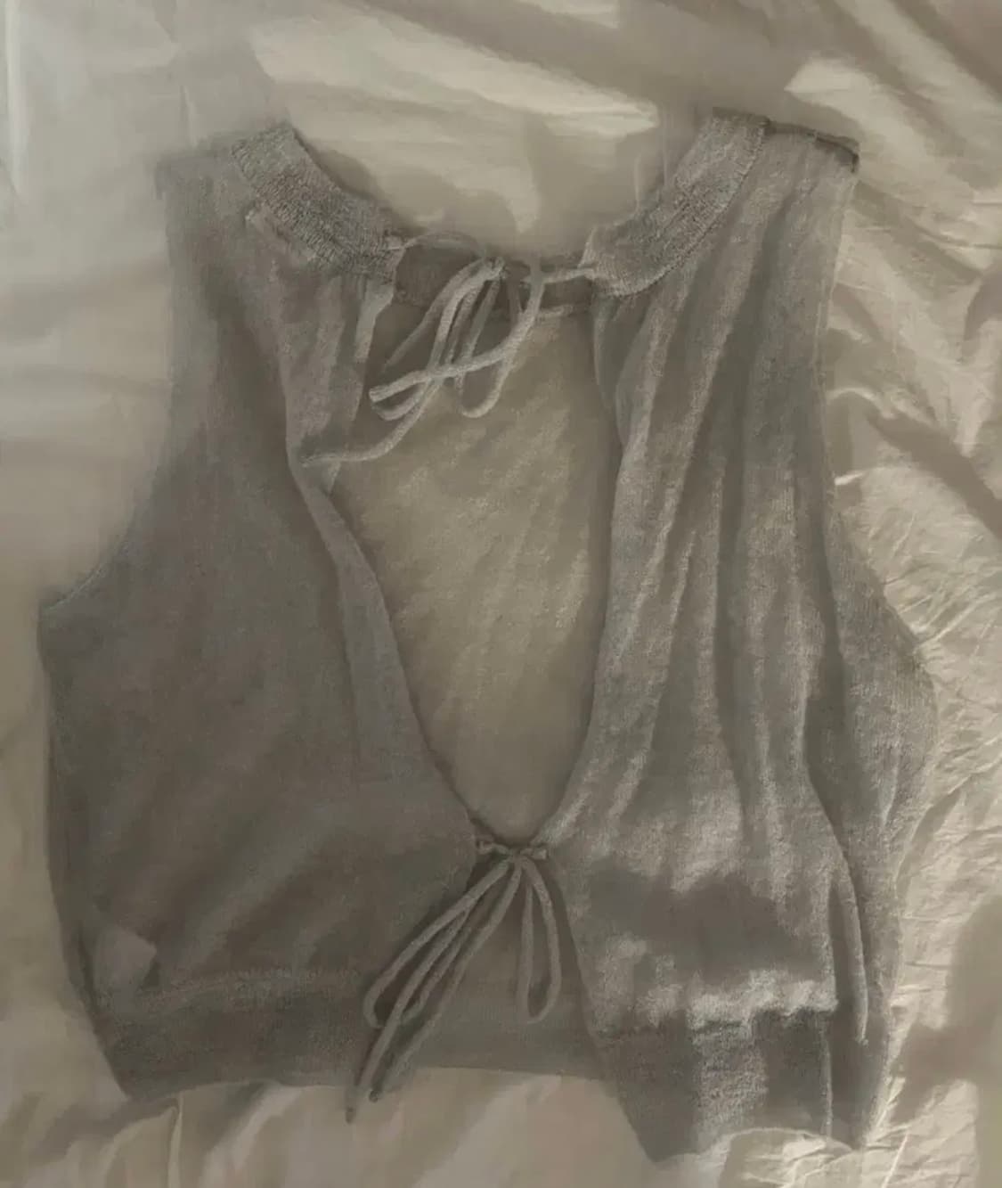 모노하 모헤어 슬리브리스  상품이미지3