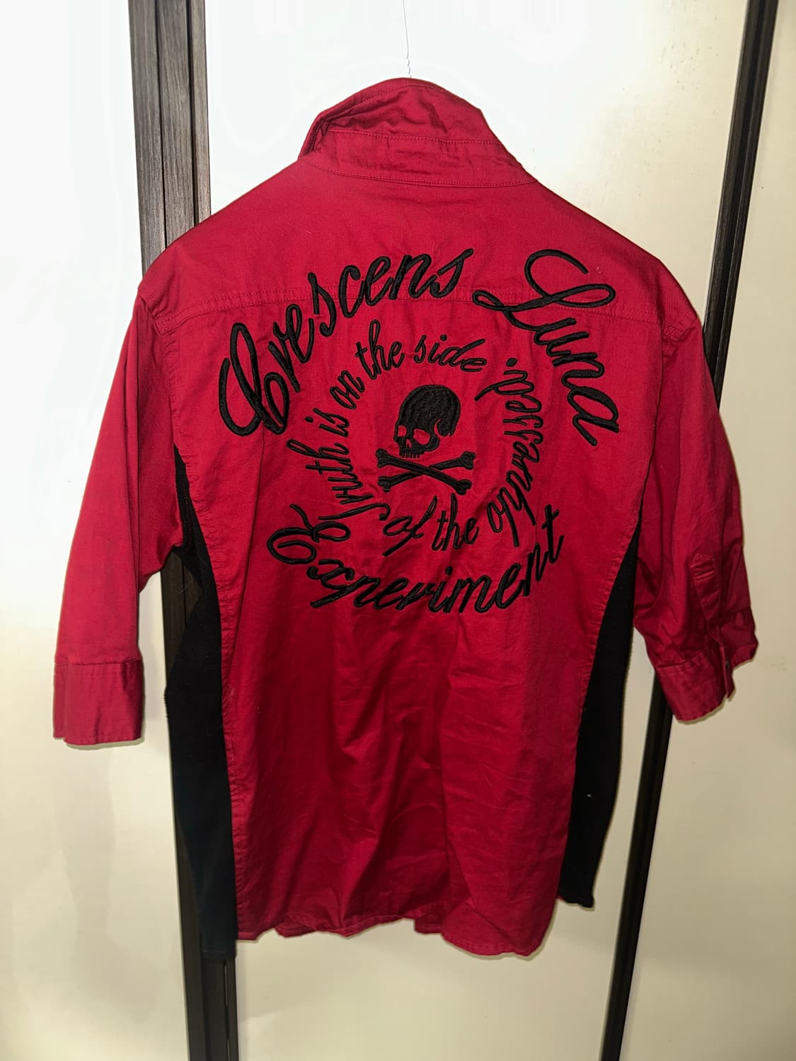 레드블랙 반팔 셔츠 상품이미지4