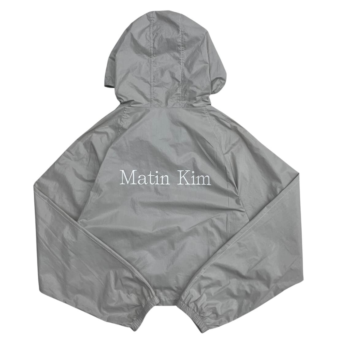 마뗑킴 백로고 실버 바람막이 상품이미지4