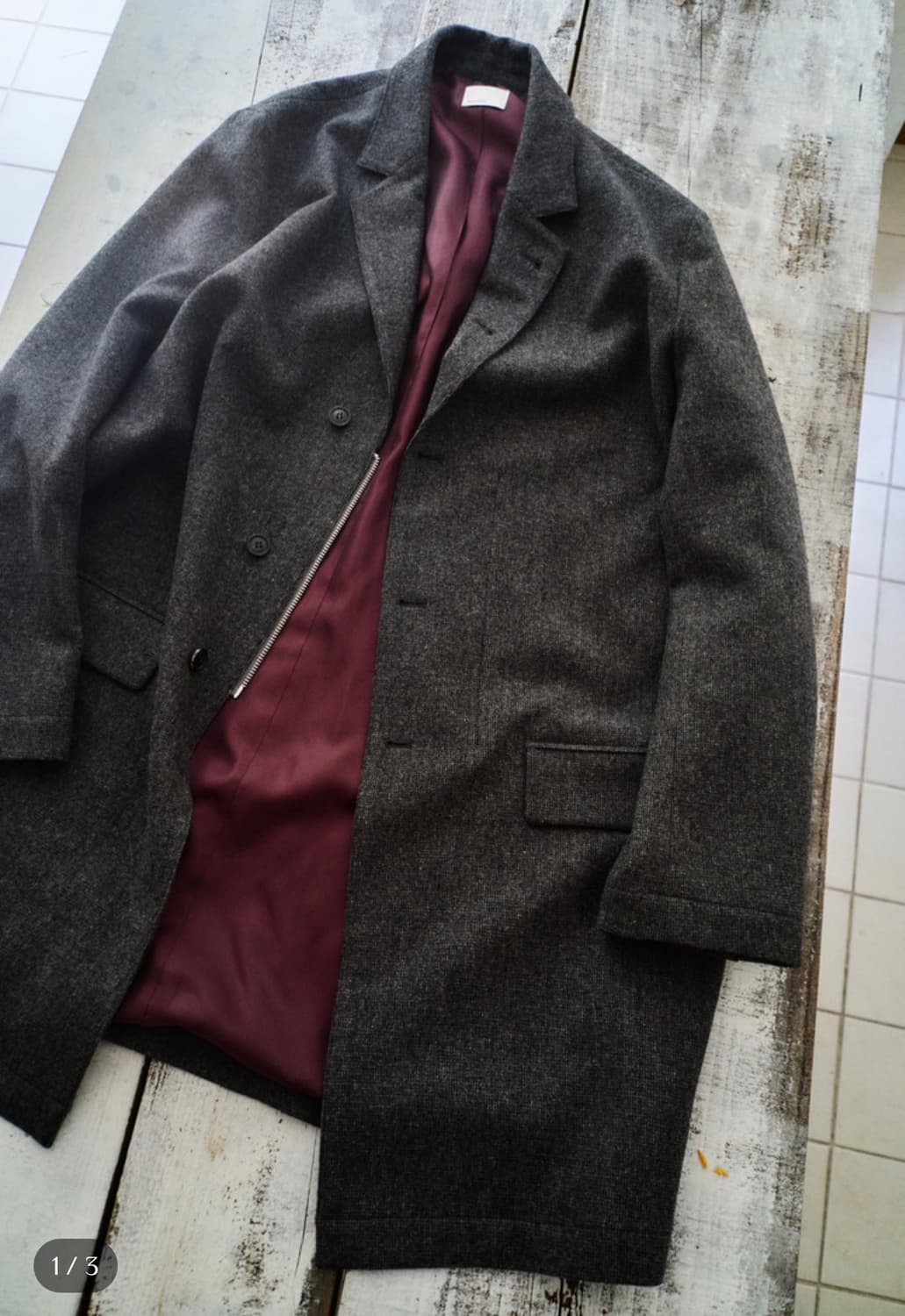 Texutred Car Coat 상품이미지1