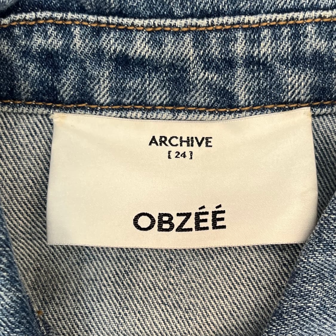 한섬 OBZEE 오브제 여성 데님자켓 (82) 상품이미지3