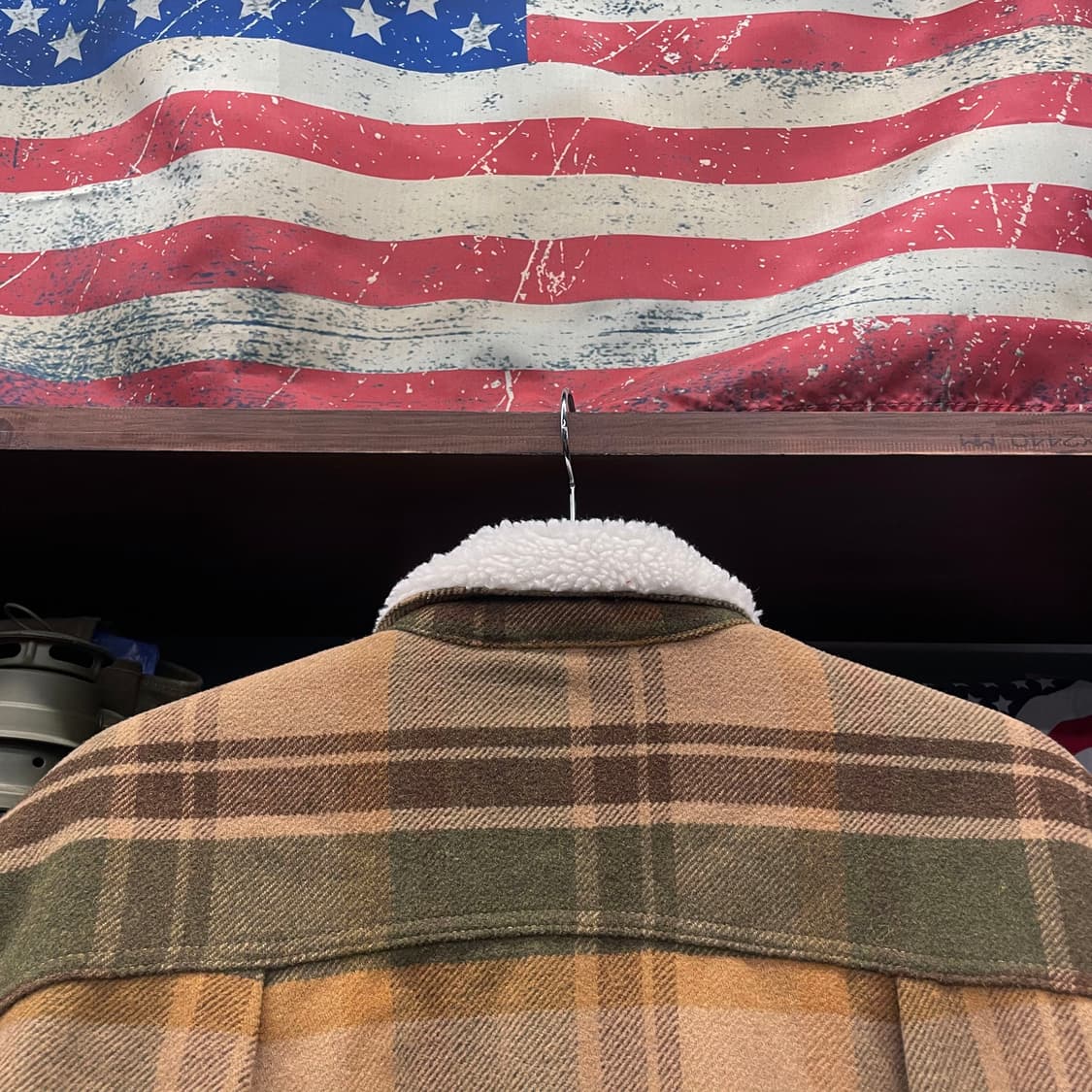 리바이스 프리미엄 체크 쉐르파 데님 트러커 자켓 상품이미지4