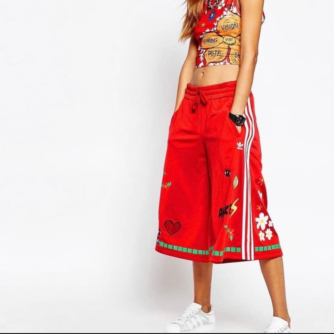 아디다스 x 퍼렐윌리엄스 7부 팬츠 xs 희귀 상품이미지2