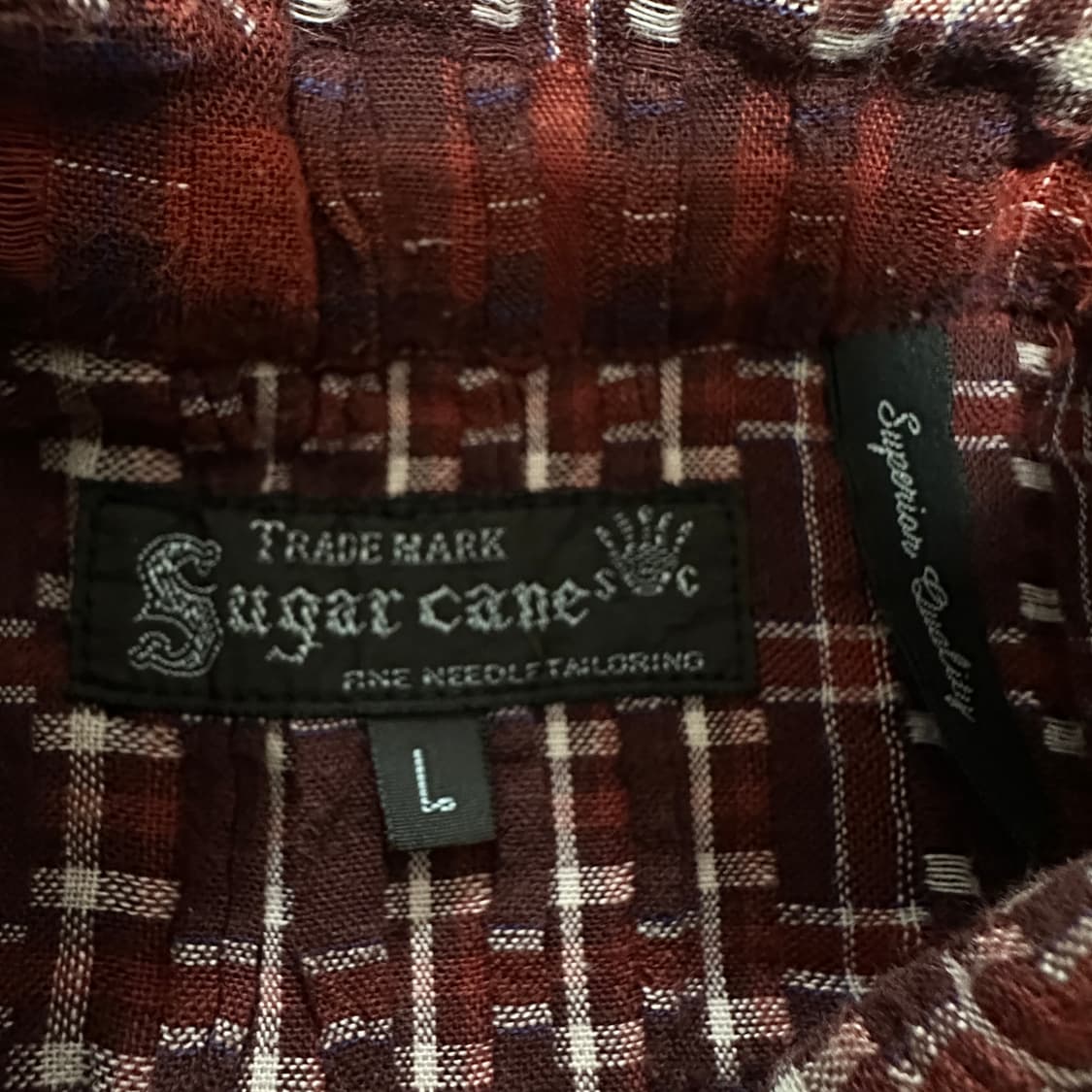 SUGAR CANE work shirt red 상품이미지3