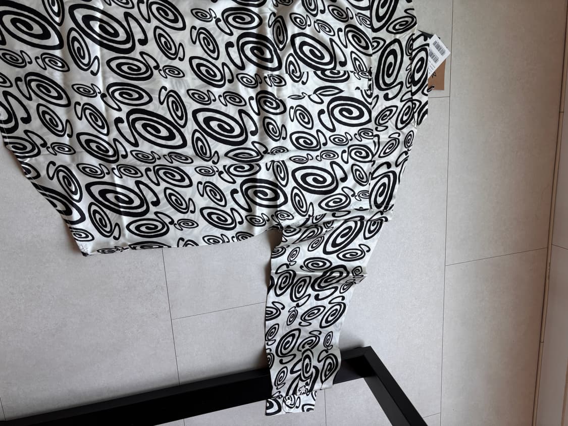 STUSSY Swirly Silk Shirt L / 실크 100% 패턴  상품이미지10