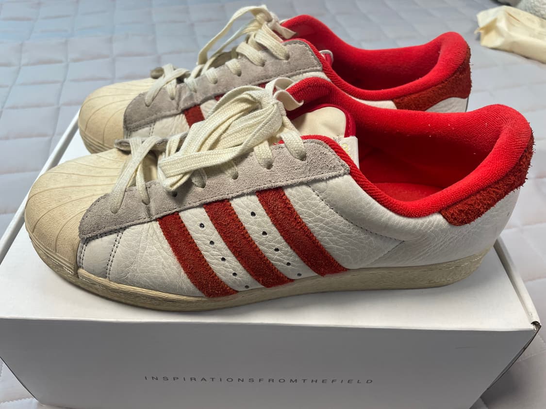 아디다스 슈퍼스타 흰빨 빈티지라인 275 상품이미지3