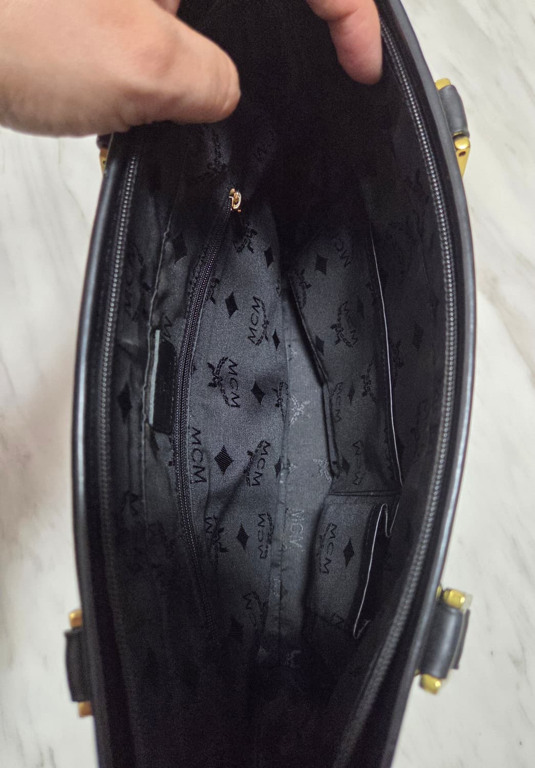 Mcm 블랙 토트백 상품이미지7