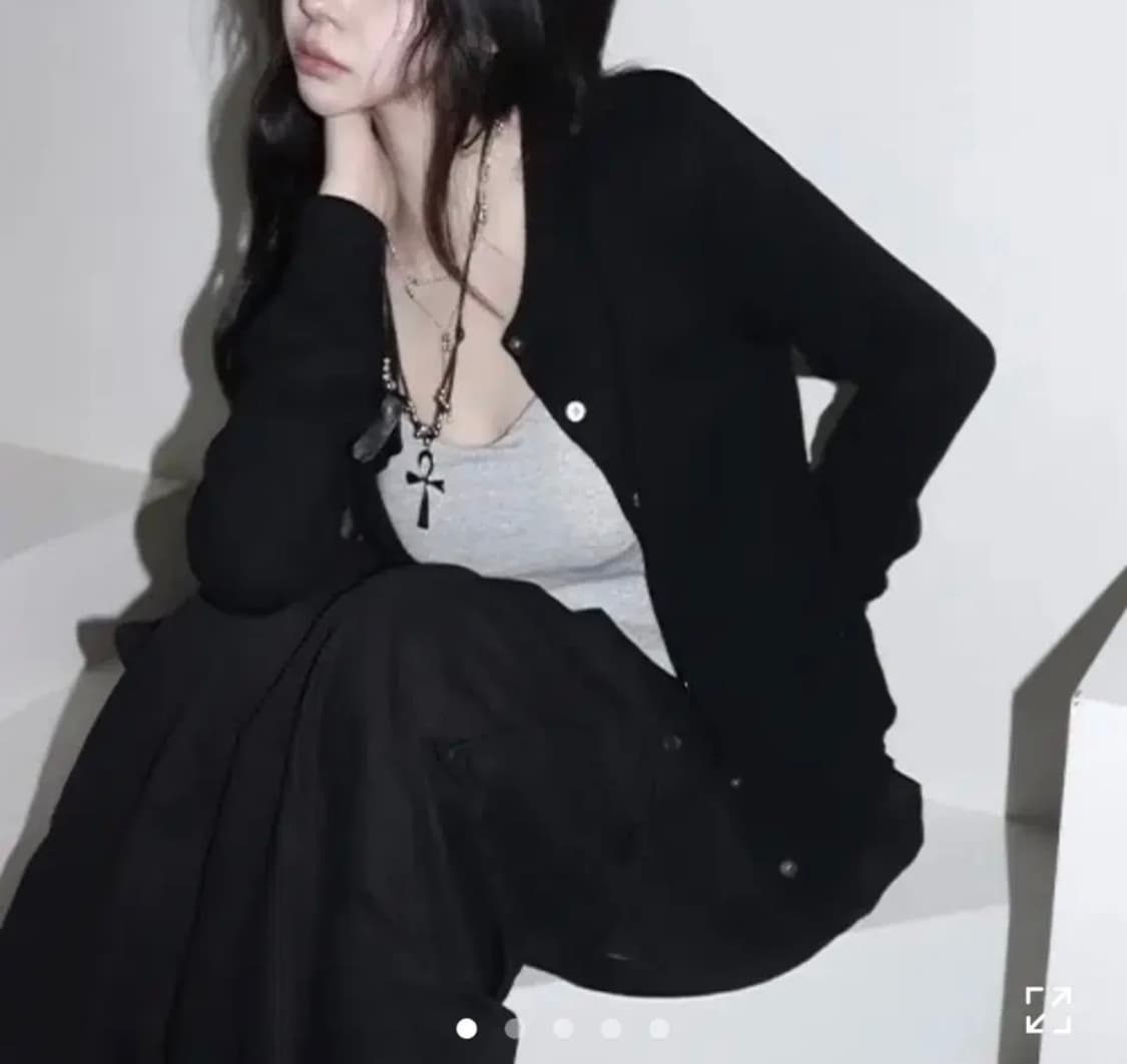 어반유니크 니트가디건 상품이미지1