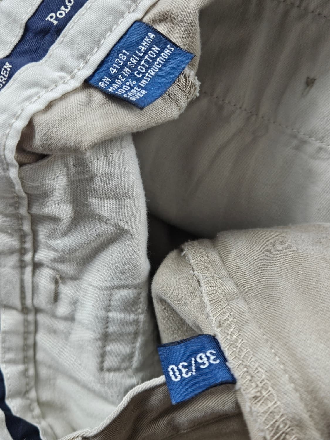 폴로랄프로렌 앤드류 투턱 코튼 치노 팬츠 ( 36X30 ) / 11422 상품이미지7