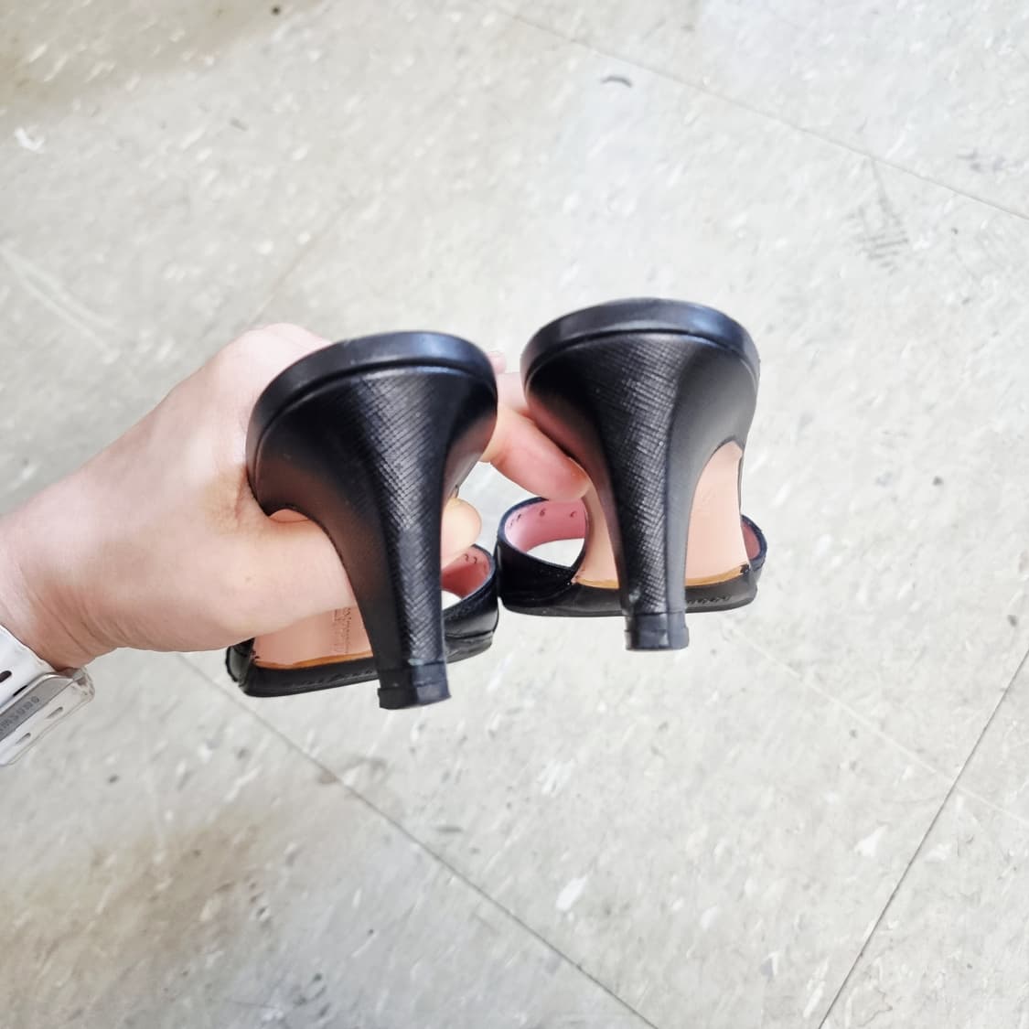 페라가모 뮬 샌들힐 간치니 키튼힐 슈즈 신발 구두 (230/36) 상품이미지5