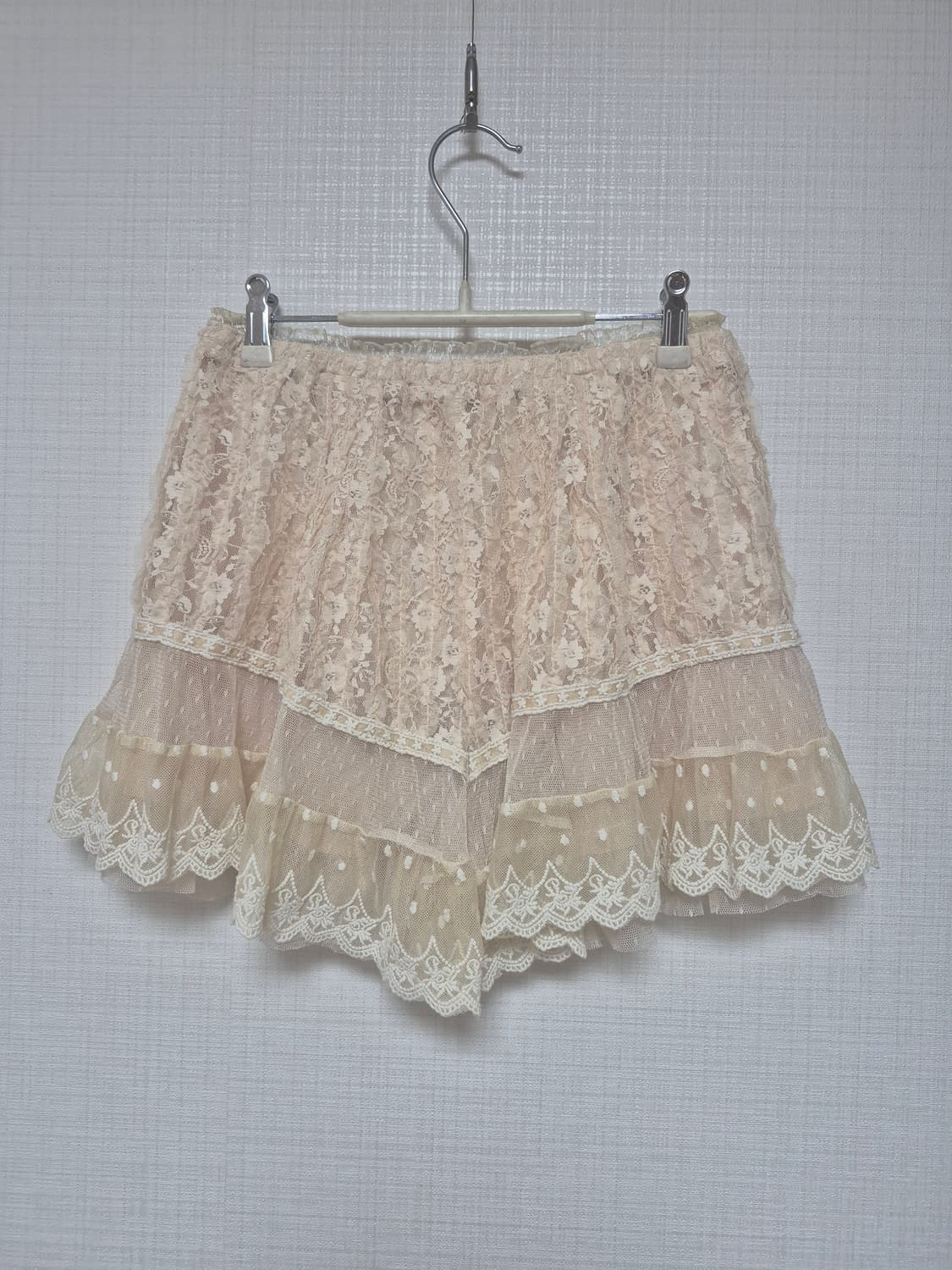 리즈리사 샘플 히메갸루 연베이지 레이스 스카팡 상품이미지3