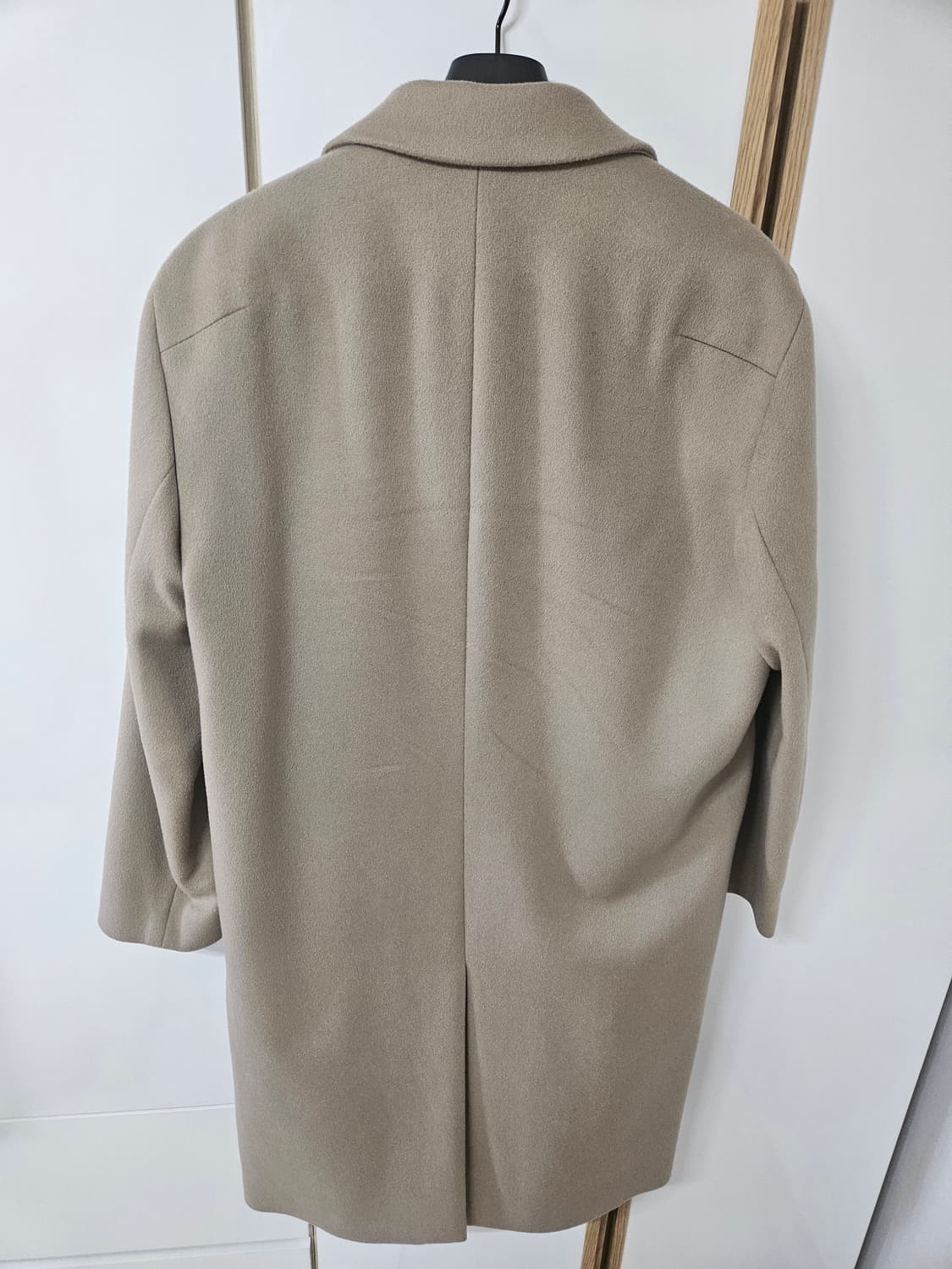프리미어 퓨어 캐시미어 히든 싱글 코트 [MOCHA BEIGE] 상품이미지5