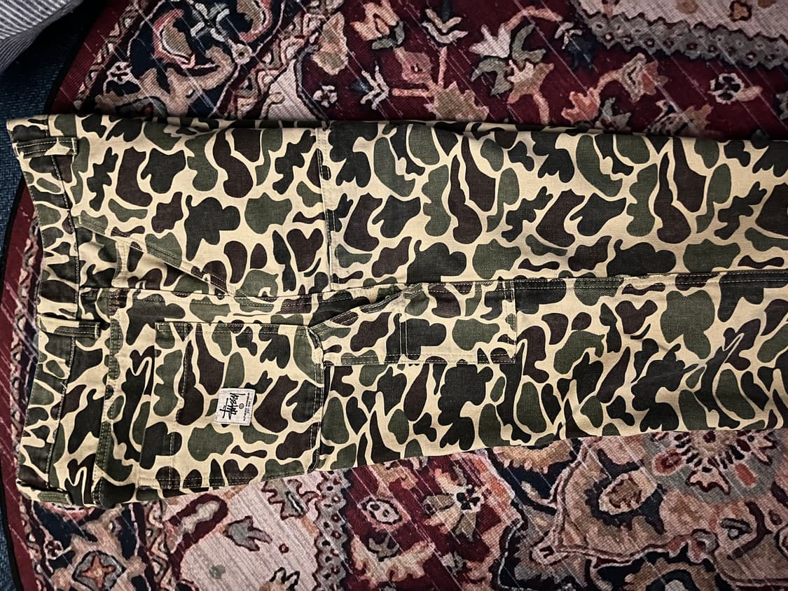 Stussy 덕카모 더블니 카펜터 34 상품이미지2