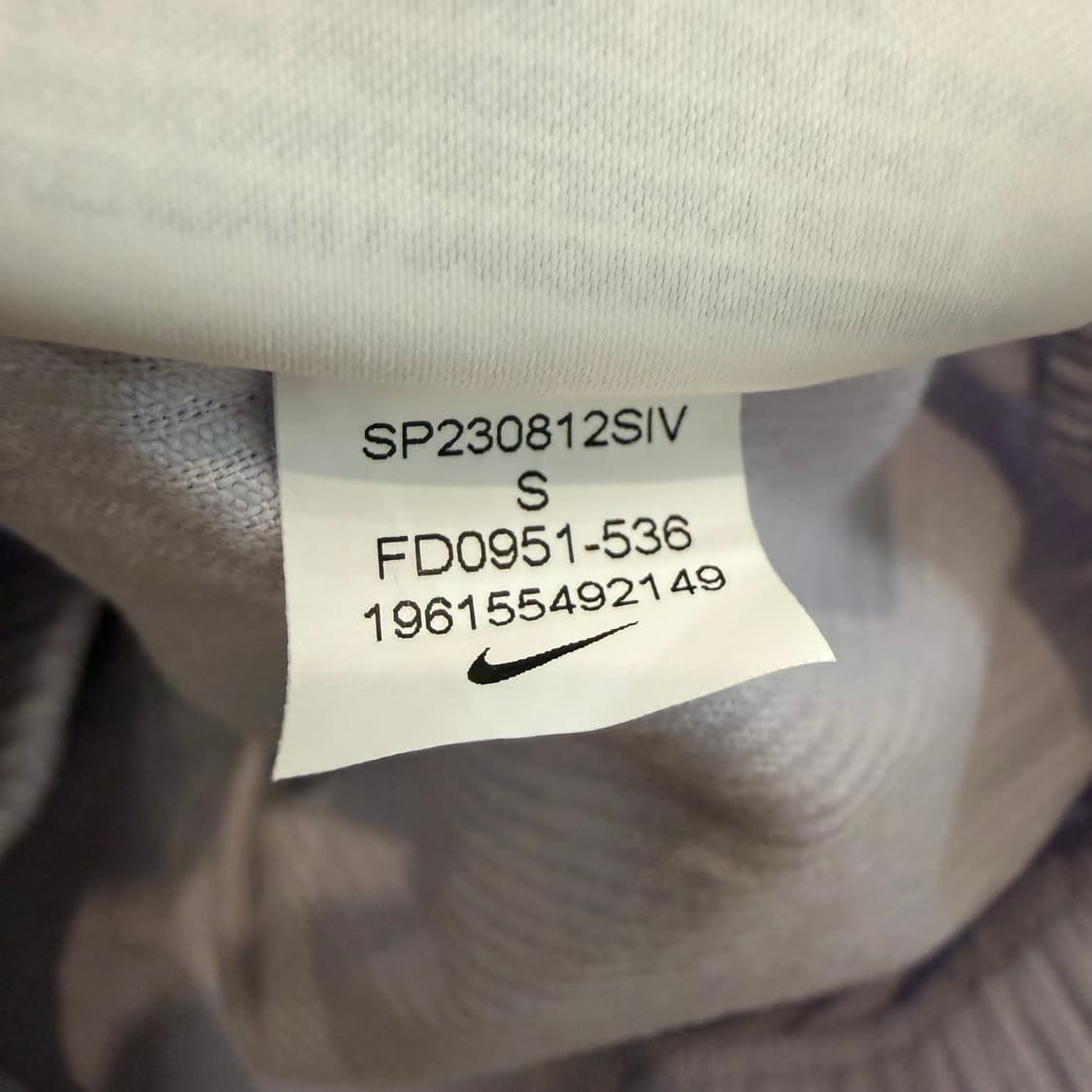 Nike 코듀로이 풀집업 연보라 자켓  상품이미지5