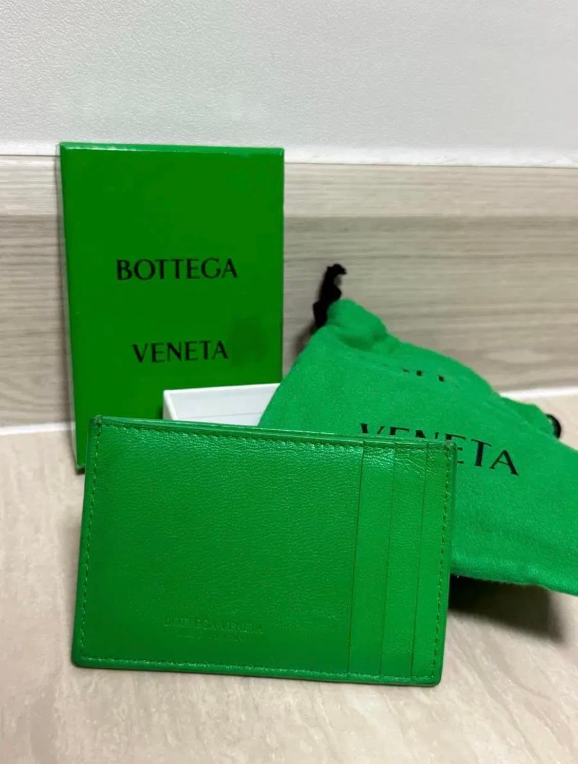 보테가베네타 카드지갑 패러킷(그린) 상품이미지4