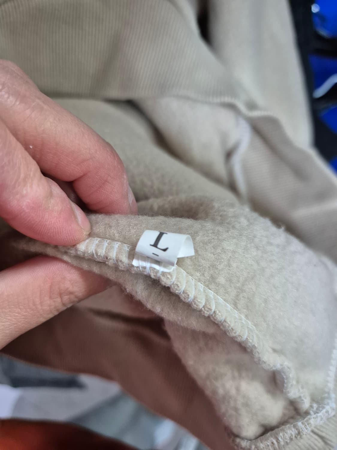 나이키 하프집업 플리스 맨투맨 베이지<st> 상품이미지9