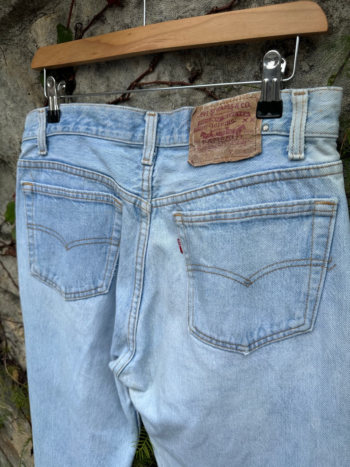 90s usa levis 501 리바이스 빈티지 연청 데님팬츠 32 상품이미지6