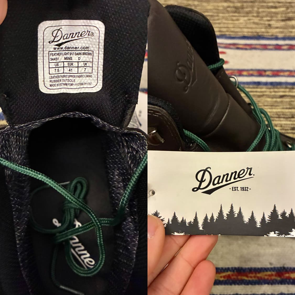 (UK7/255)Danner 대너 페더 라이트 고어텍스 트레킹화 부츠 상품이미지10