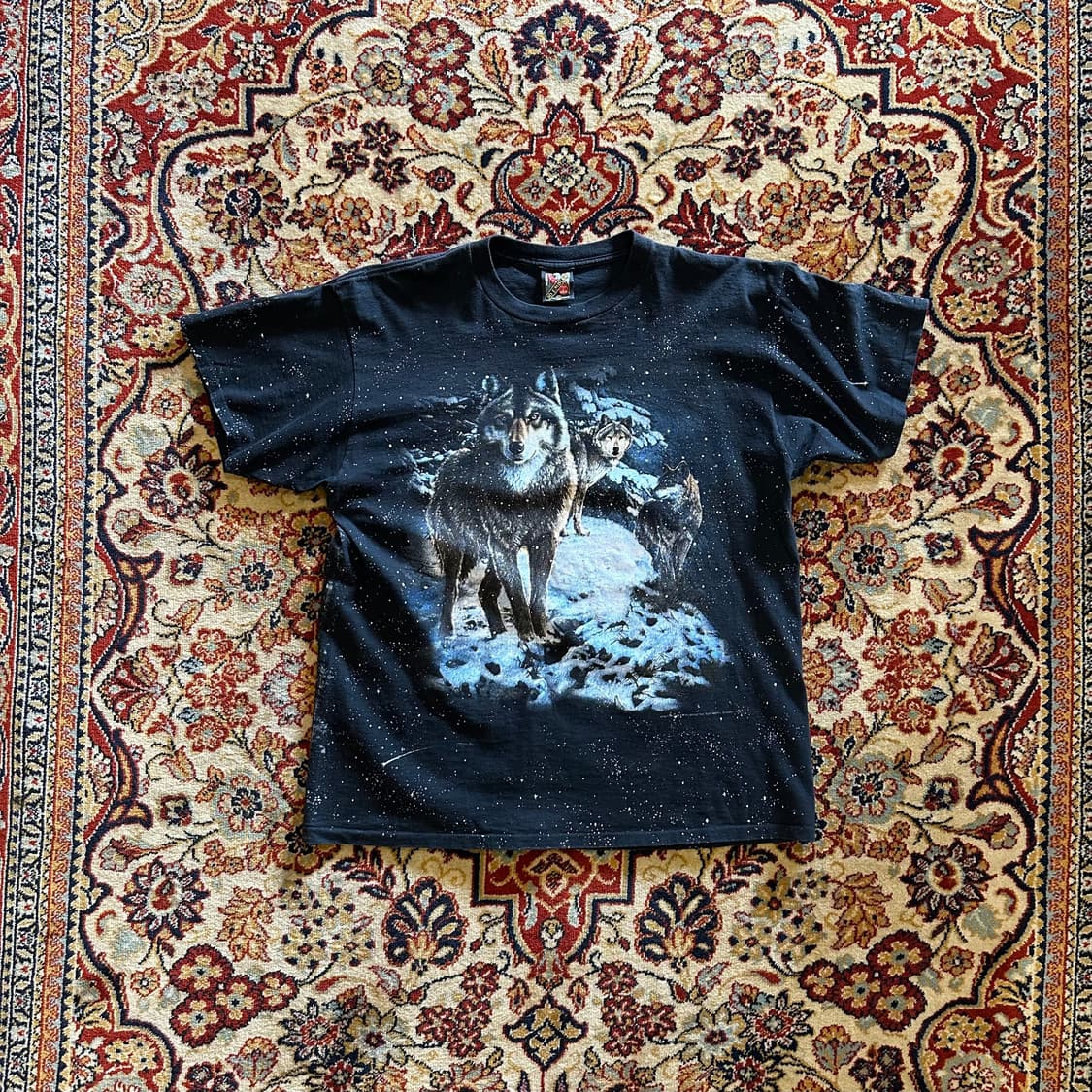 [USA]1991 3D Emblem Wolf Snow Speckle 상품이미지1