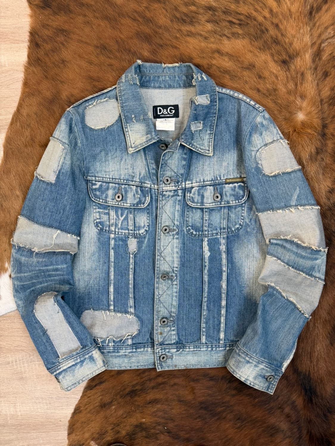 돌체앤가바나 데미지 데님 자켓  상품이미지1