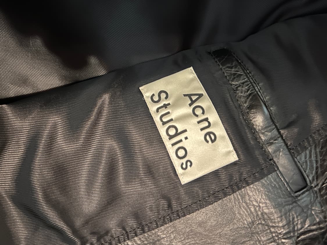 [48] 아크네 레더자켓 상품이미지2