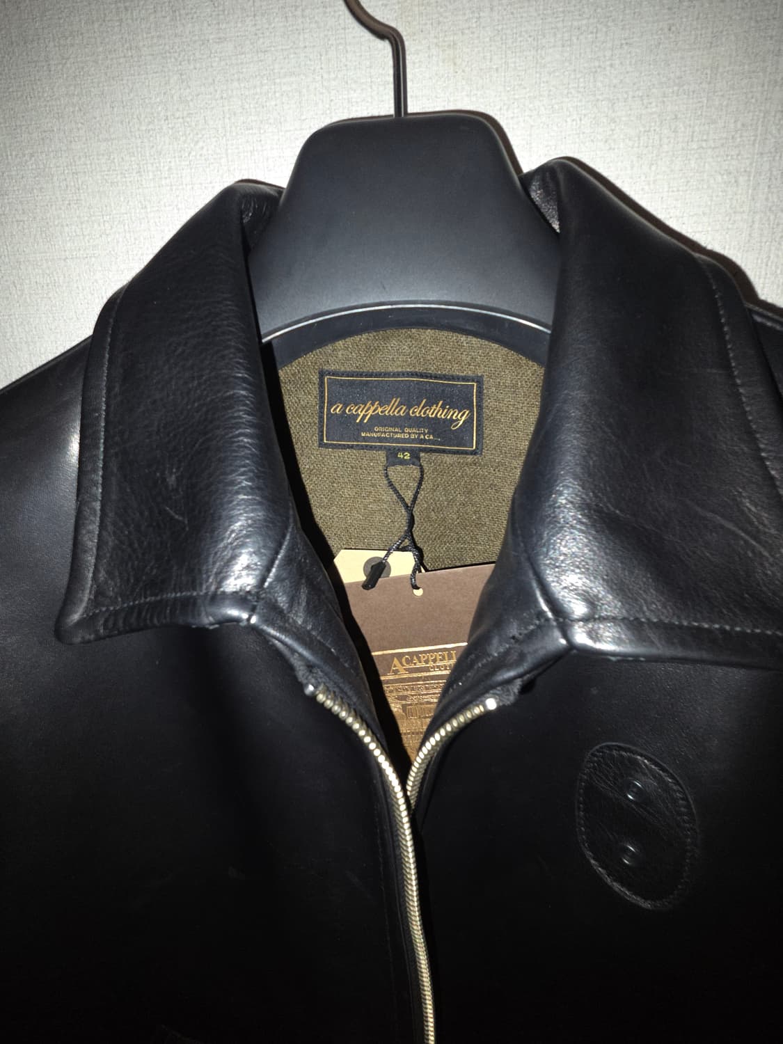 아카펠라클로딩 폴리스 패트롤 자켓 (이태리 말가죽) 42 상품이미지3