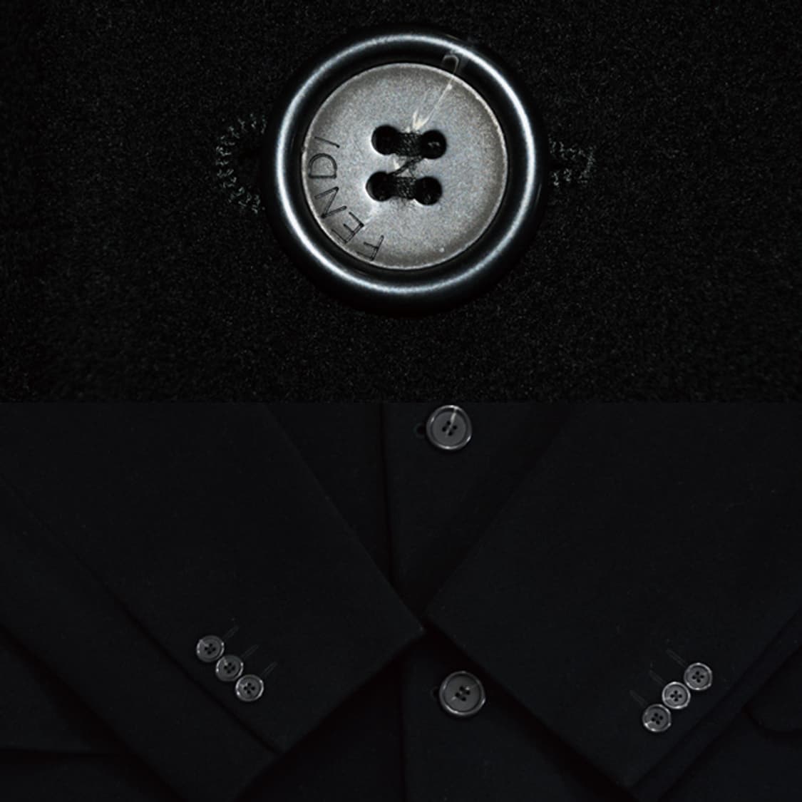 FENDI UOMO 버진울클래식블랙오버코트 상품이미지8