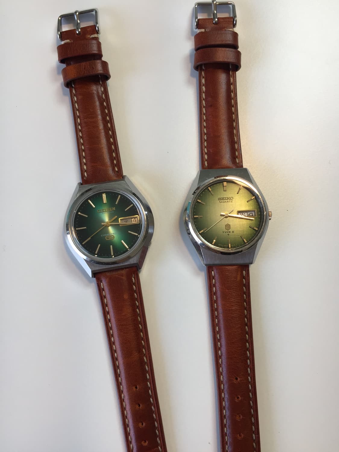 👞🧤70s brown-green quartz👞🧤🌲 상품이미지2