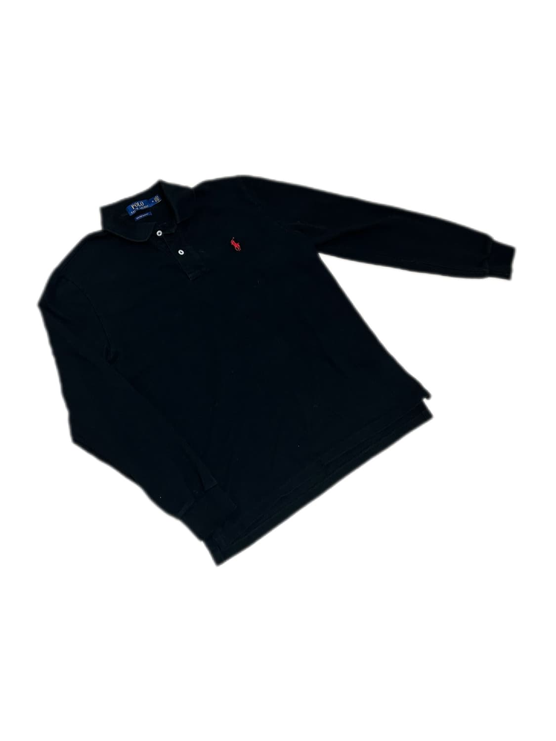 폴로 랄프로렌 블랙 긴팔 카라티 상품이미지2