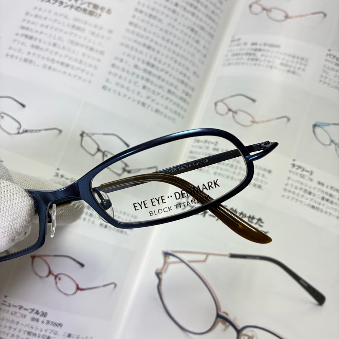 EYE EYE DENMARK 티타늄 블루 안경 상품이미지2