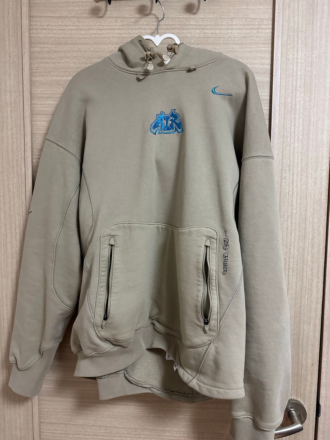 나이키x오프화이트 nrg 플리스 후드 L 상품이미지1