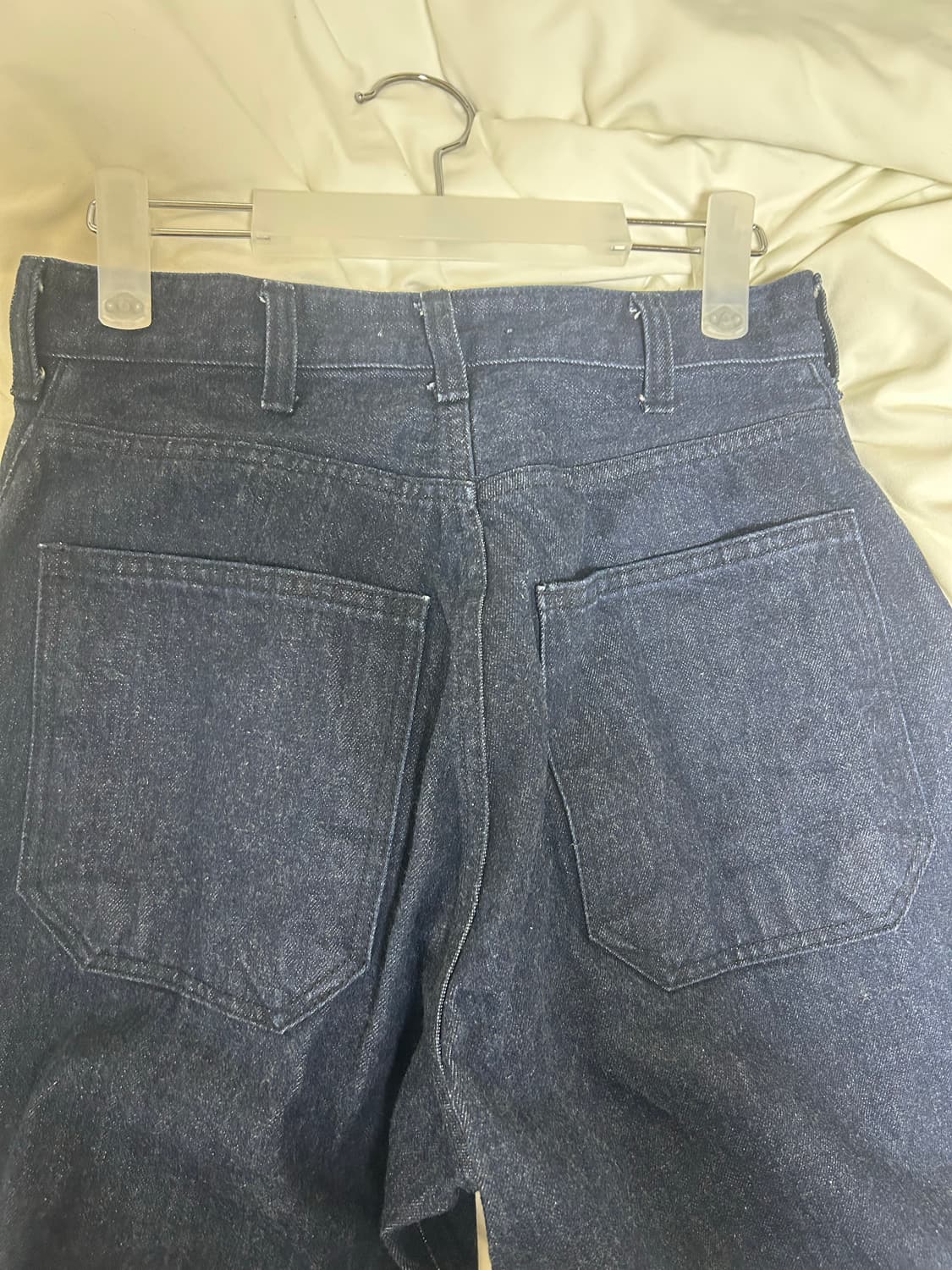 해칭룸 와이드 커브 진 1사이즈 워시드 인디고 상품이미지3